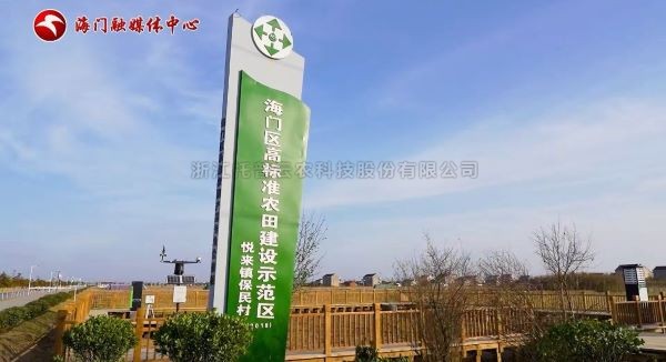 江苏海门高标准农田样板区，智慧化监管守护千亩良田